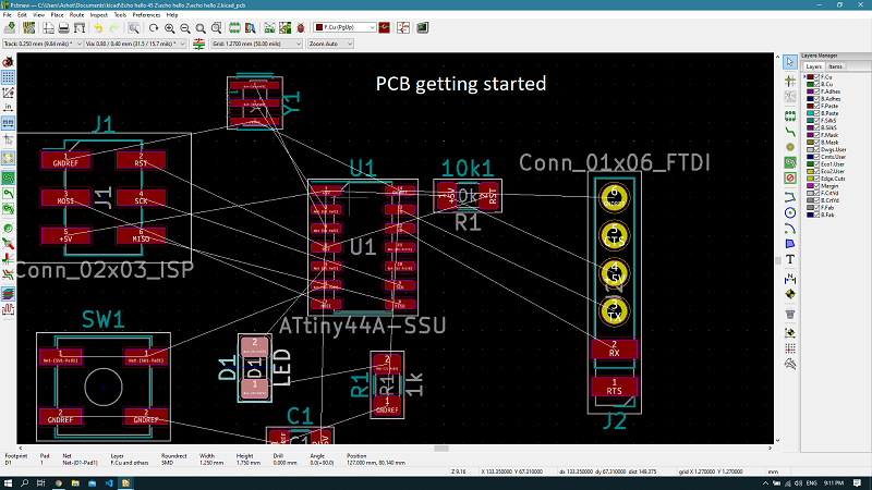 8. Electronics Design - Ashot Margaryan - Fab Academy