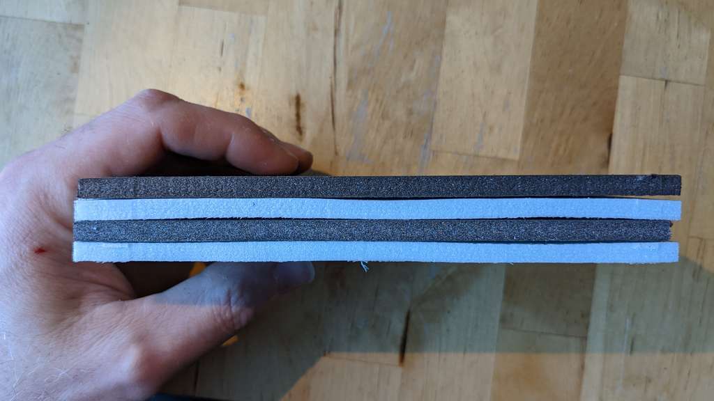 Depron 6mm Foam Core - 1 Layer Carbon Fiber 24 x 24