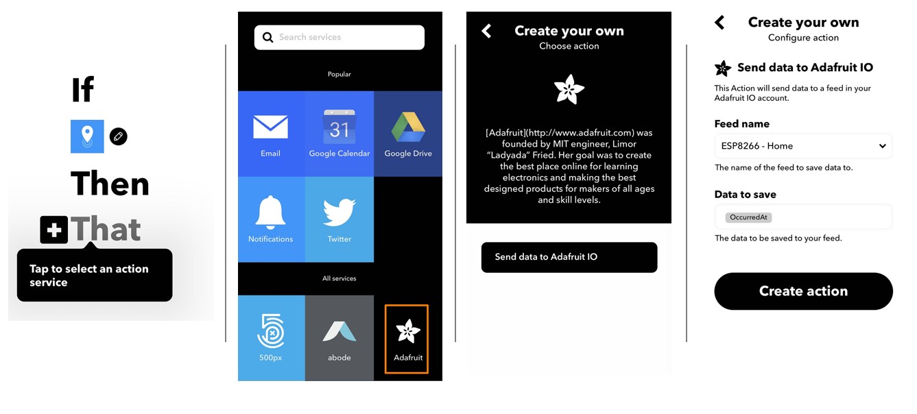 IFTTT to Adafruit