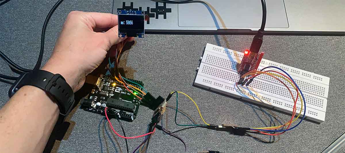 working oled with attiny
