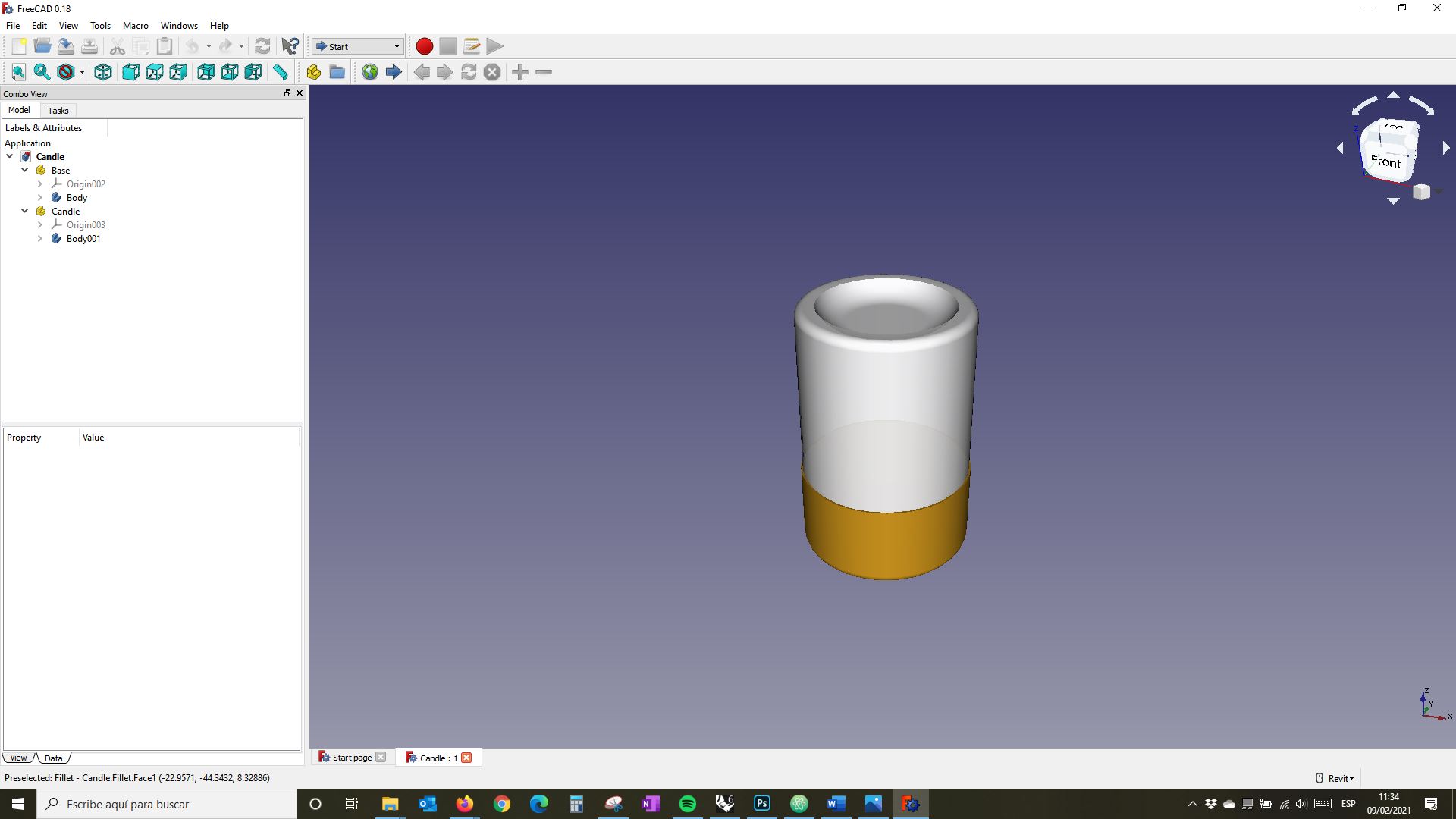 FreeCAD screenshot