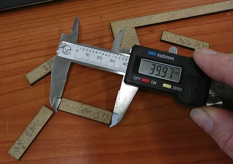 kerf measuring