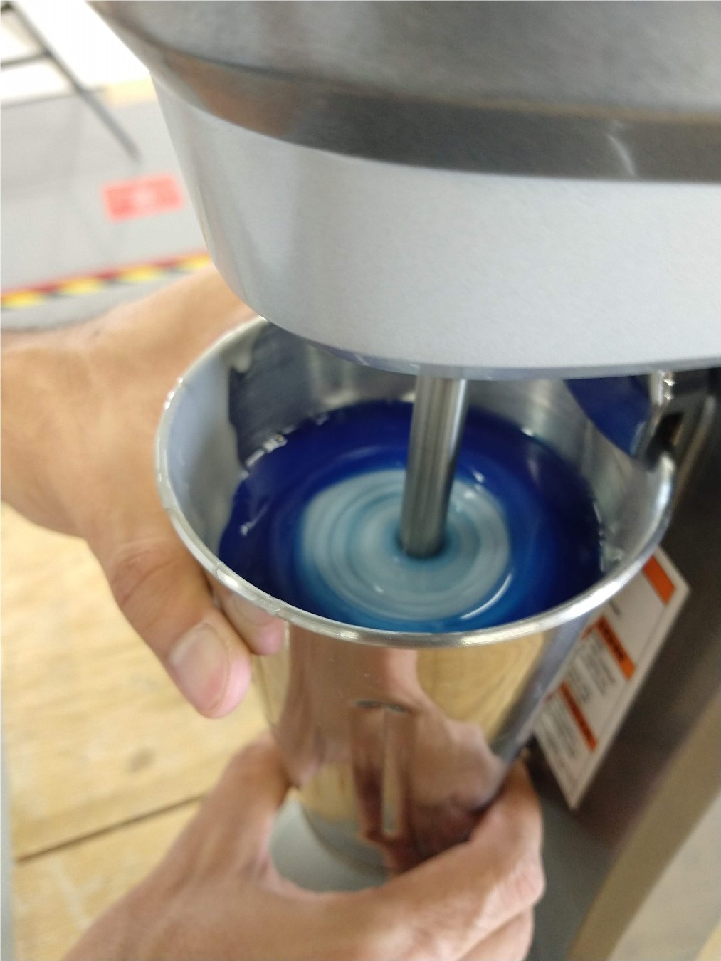 The silicone on the blender