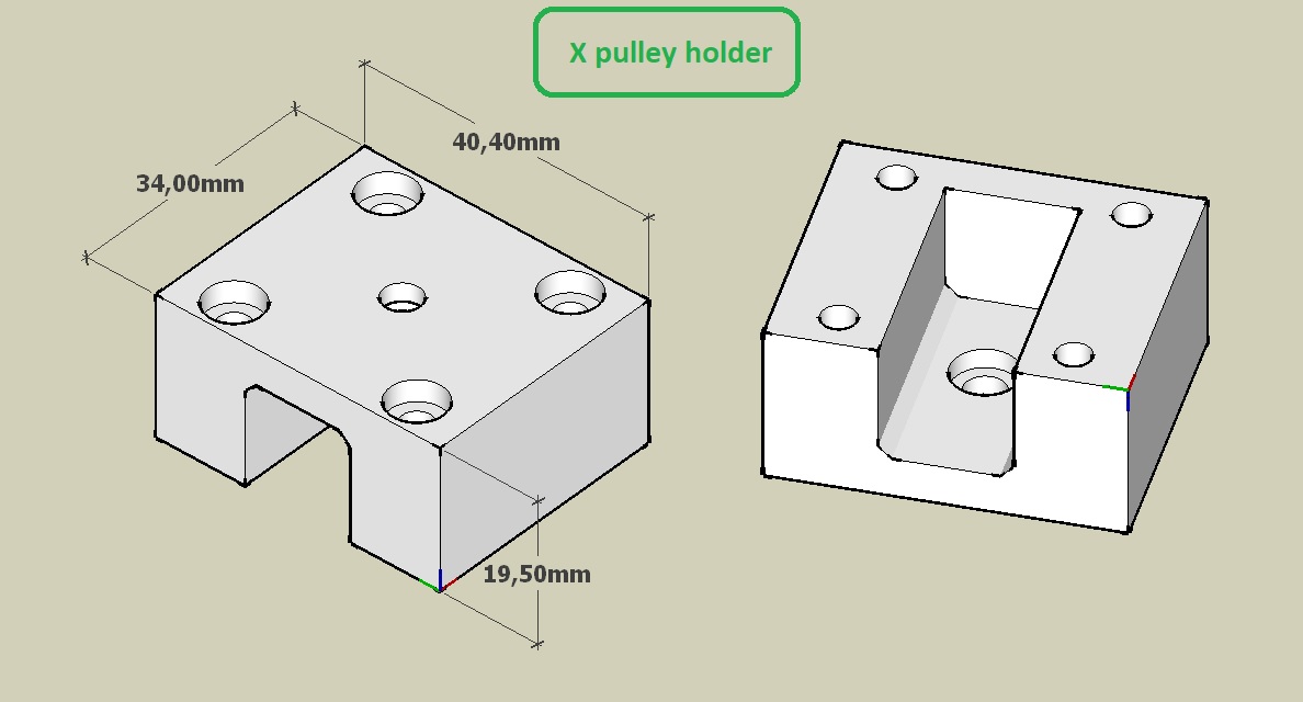X pulley holder