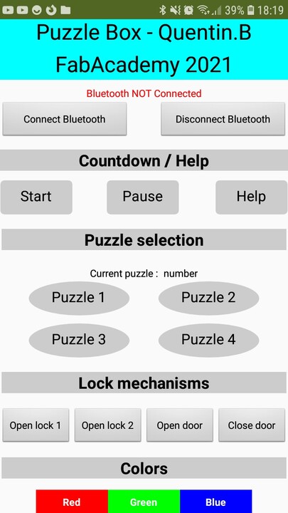MIT App Inventor - Puzzle Box
