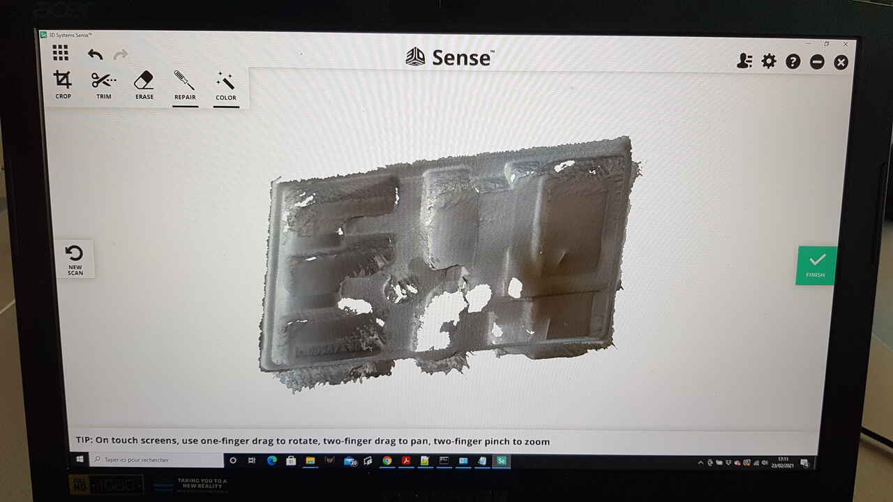 3D sense scan