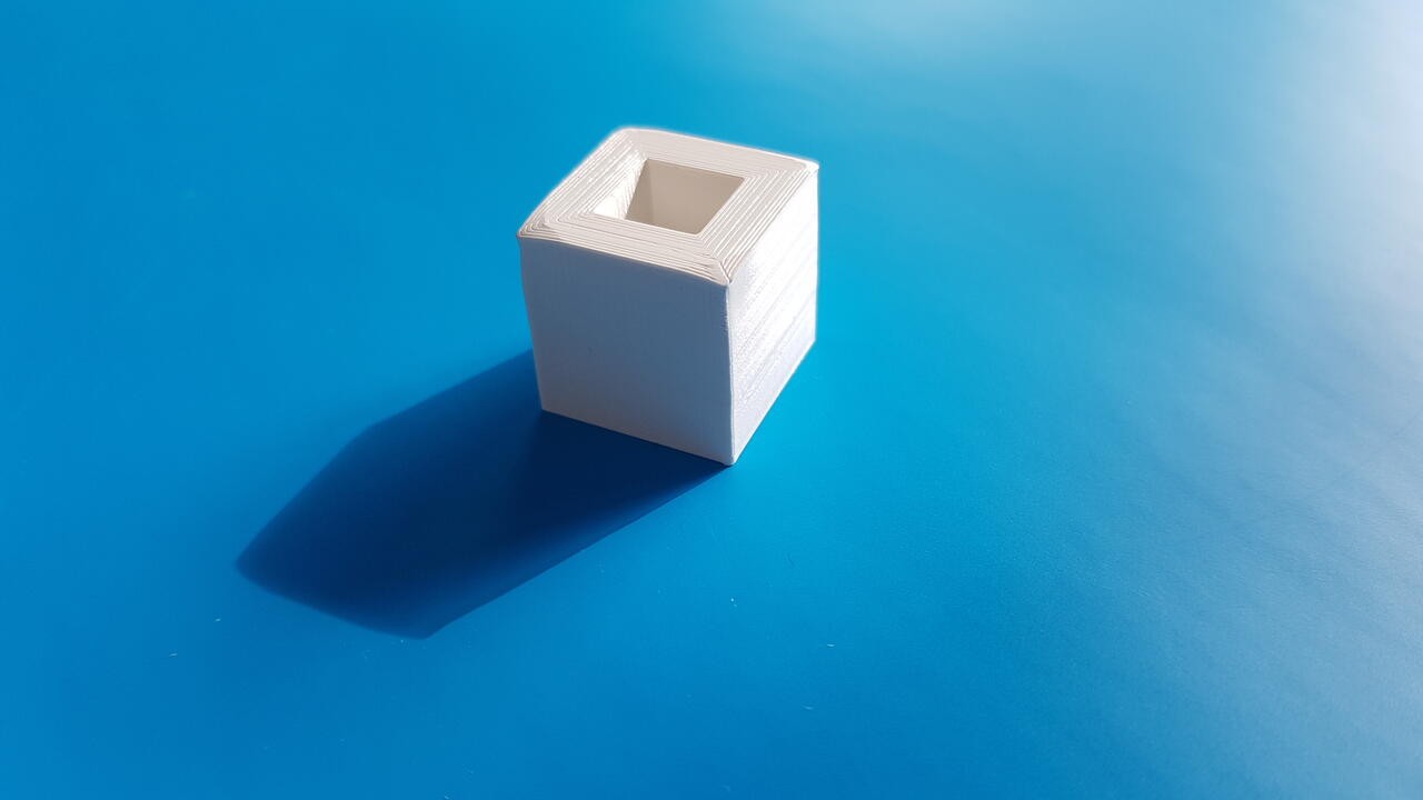 Ultimaker characterization - cube