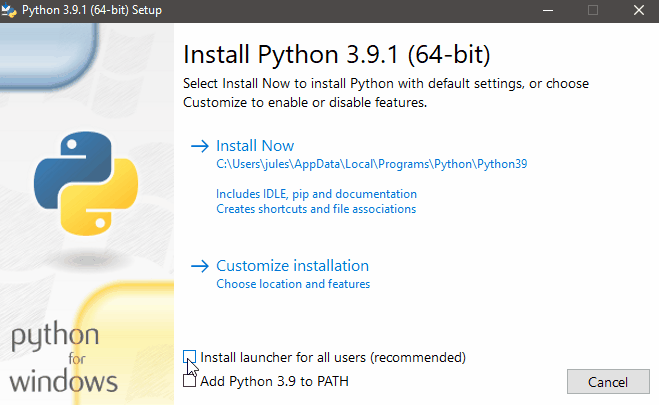 Python installation tutorial