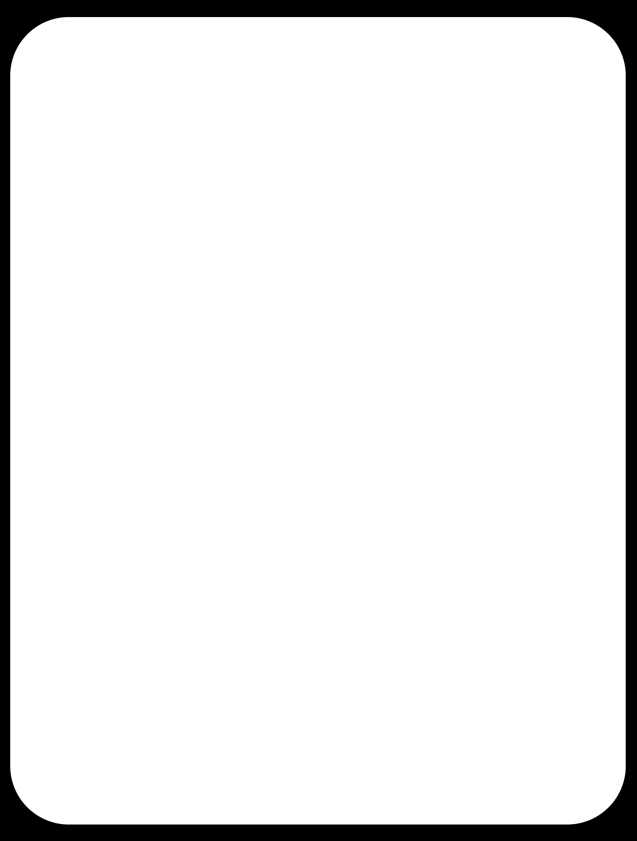 Белый прямоугольник с закругленными краями