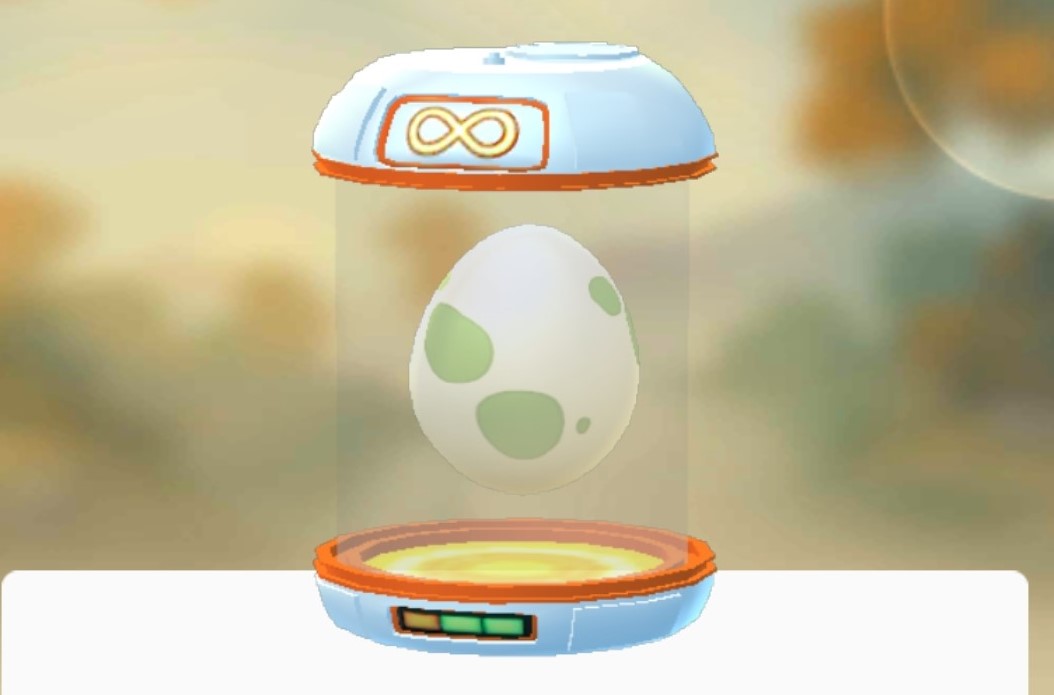 Incubator in Pokemon GO, screenshot