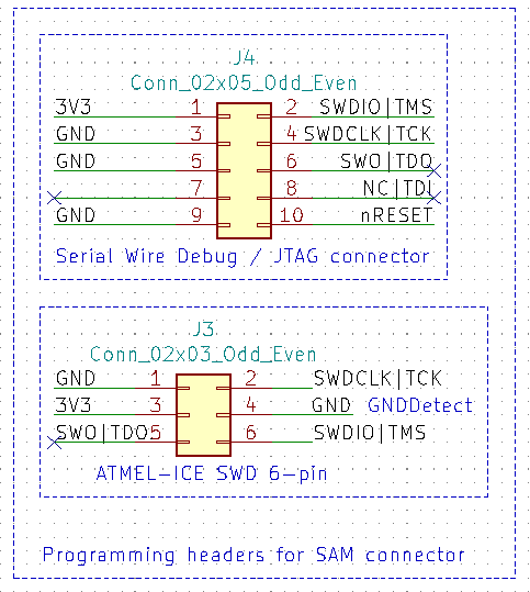 Programming headers in my KiCad schematic