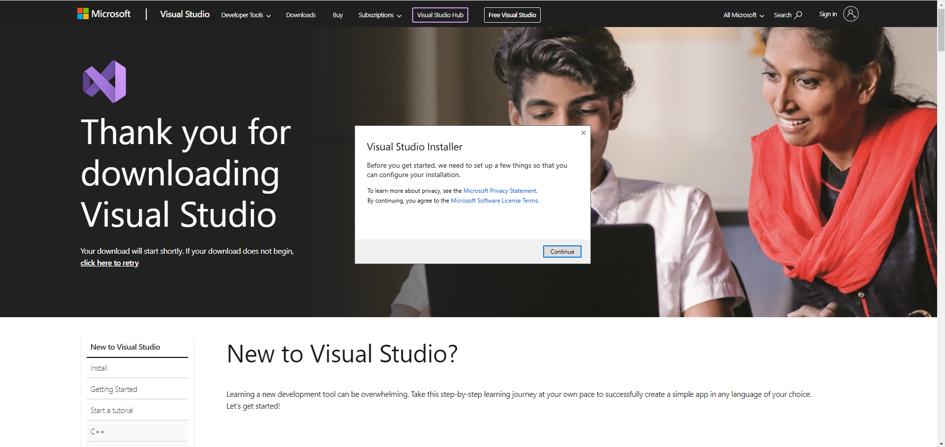 visual studio install 1