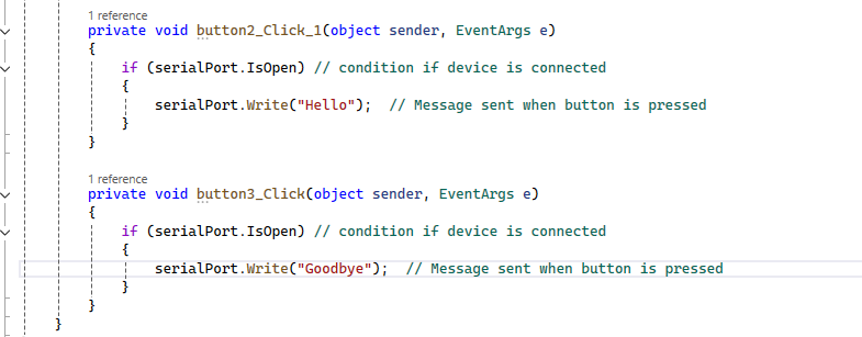 button codes test