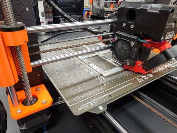 3D printing the back-plate