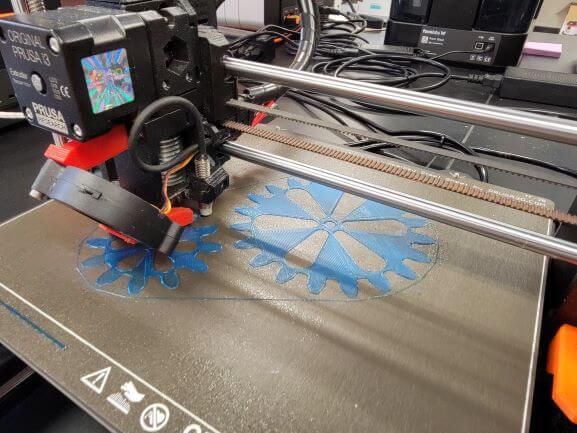 3D printing the gears