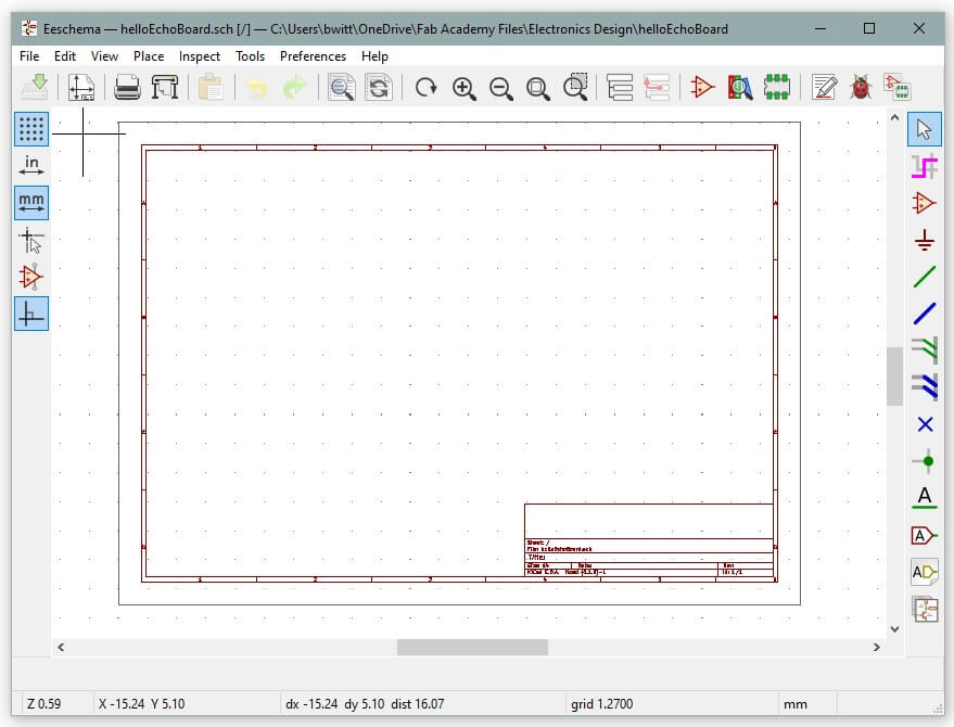 schematic layout editor