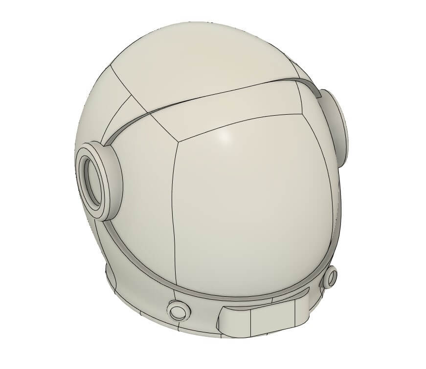 detailed helmet