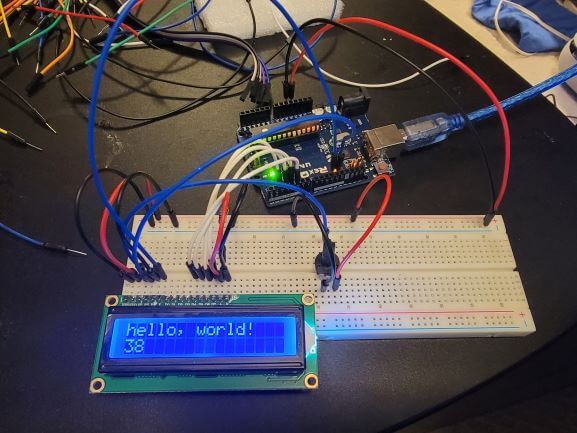 arduino and screen