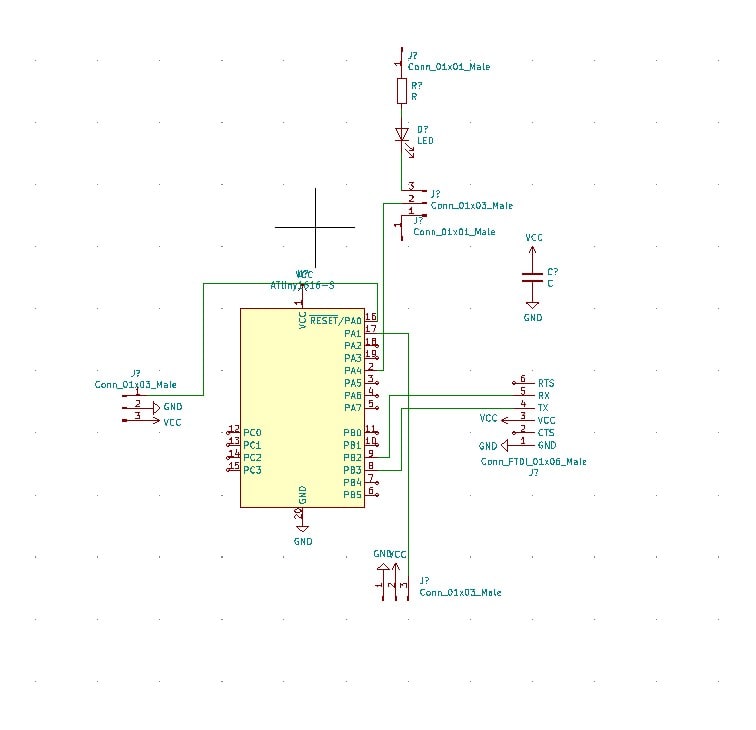 Circuit diagram in Kicad