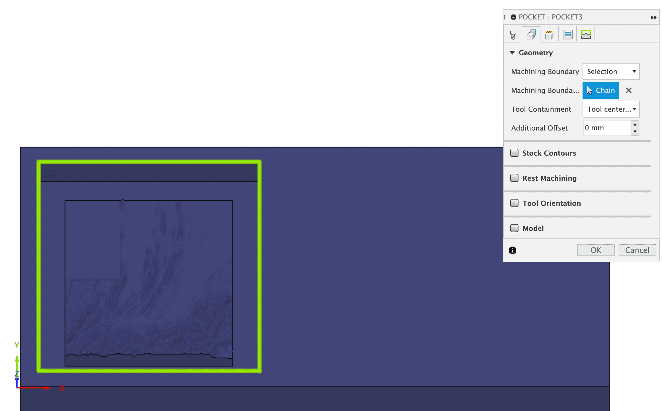 Machining Boundary Selection