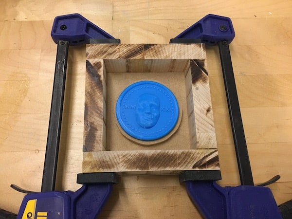 wood and 3D printed mother mold