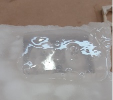 Sylicon in wix mold
