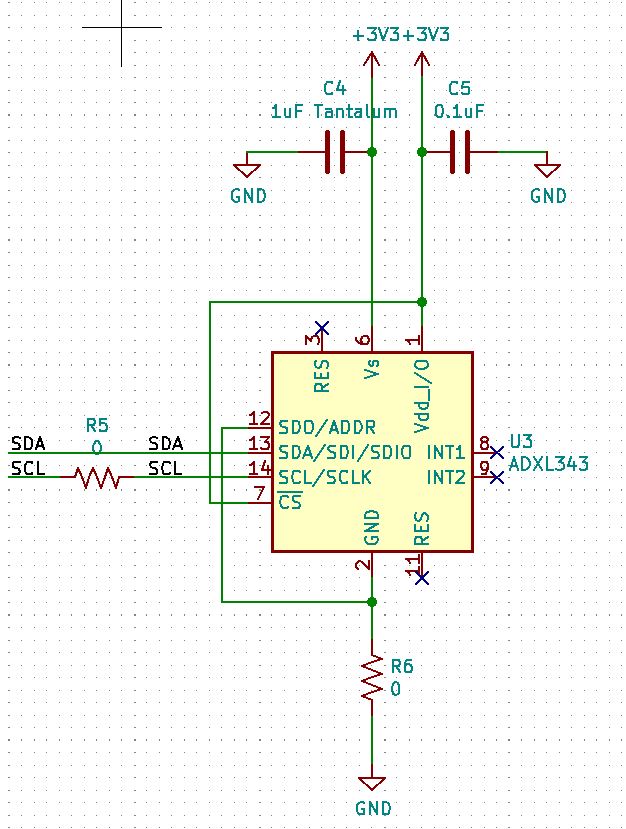 adxl343 schematic