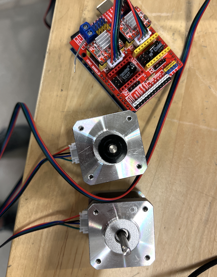 group project parts with servos