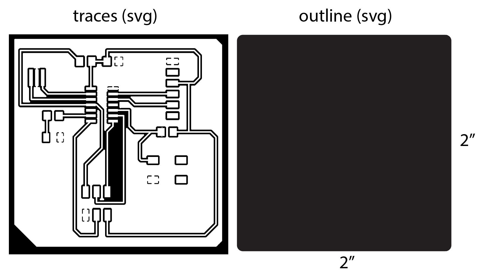 PCB traces and outline files as SVGs