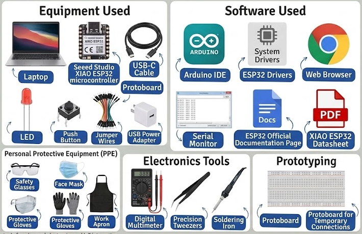 Materials and Equipment Collage