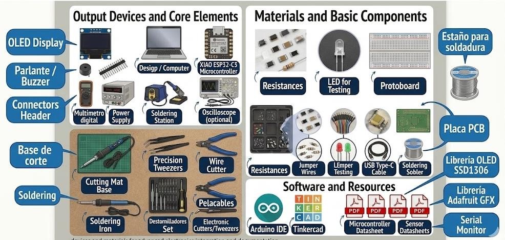 Materials and Equipment Collage