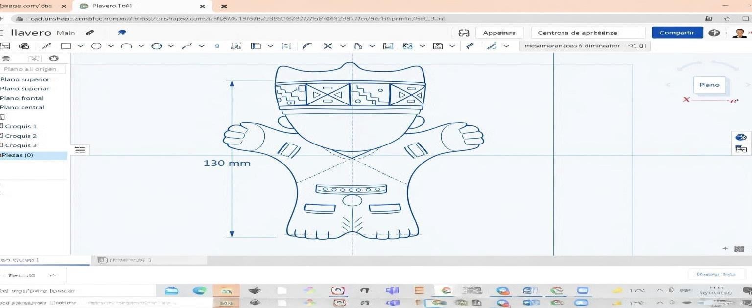 Cuchimilco diseño técnico sin ojos