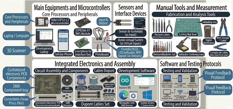 Materials and Equipment Collage