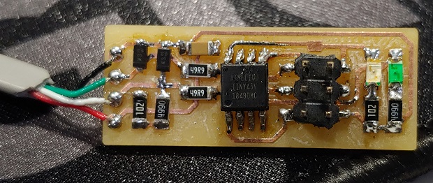 If You can read this an image didn't load - 1st Stuffed PCB