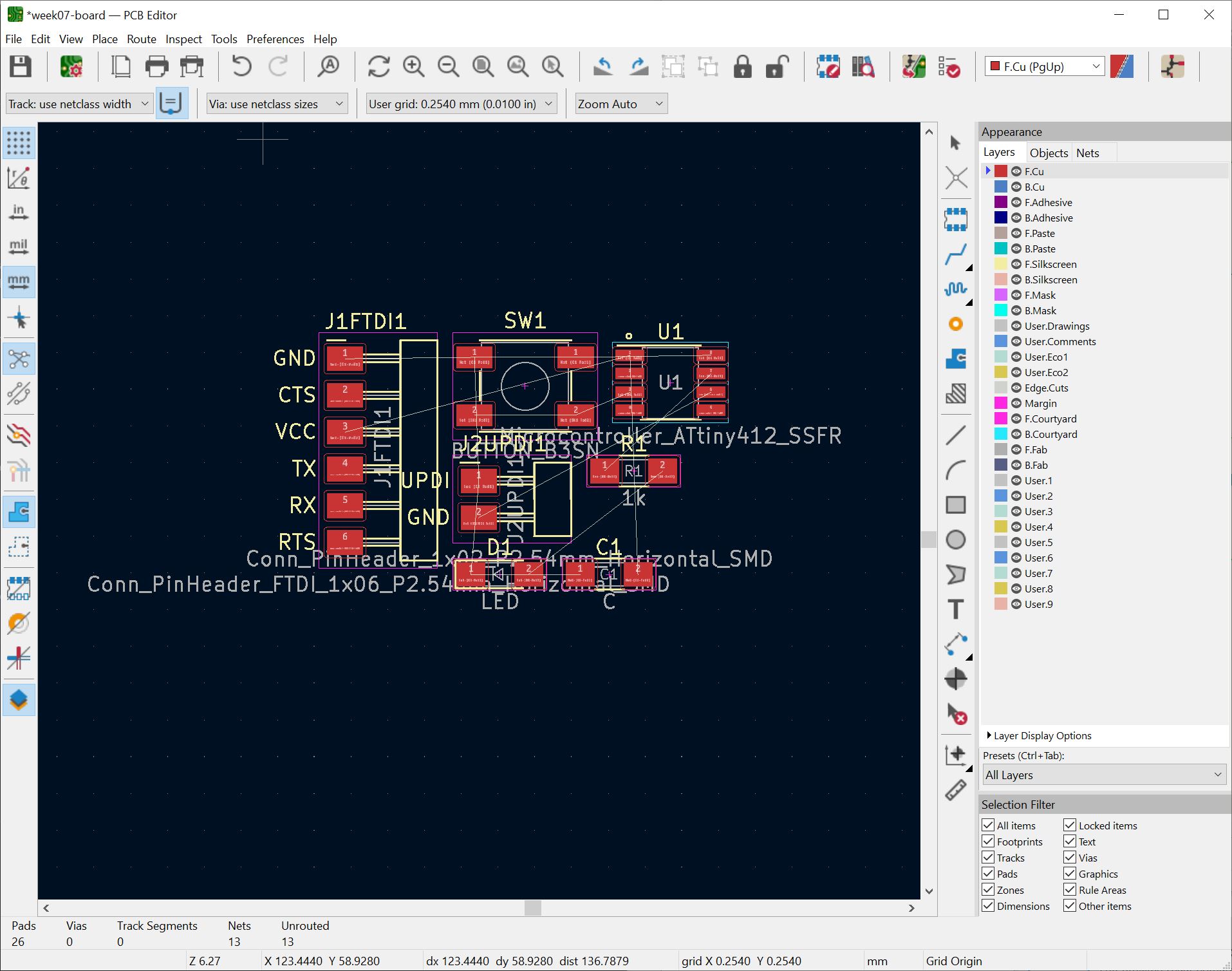 First look of the PCB