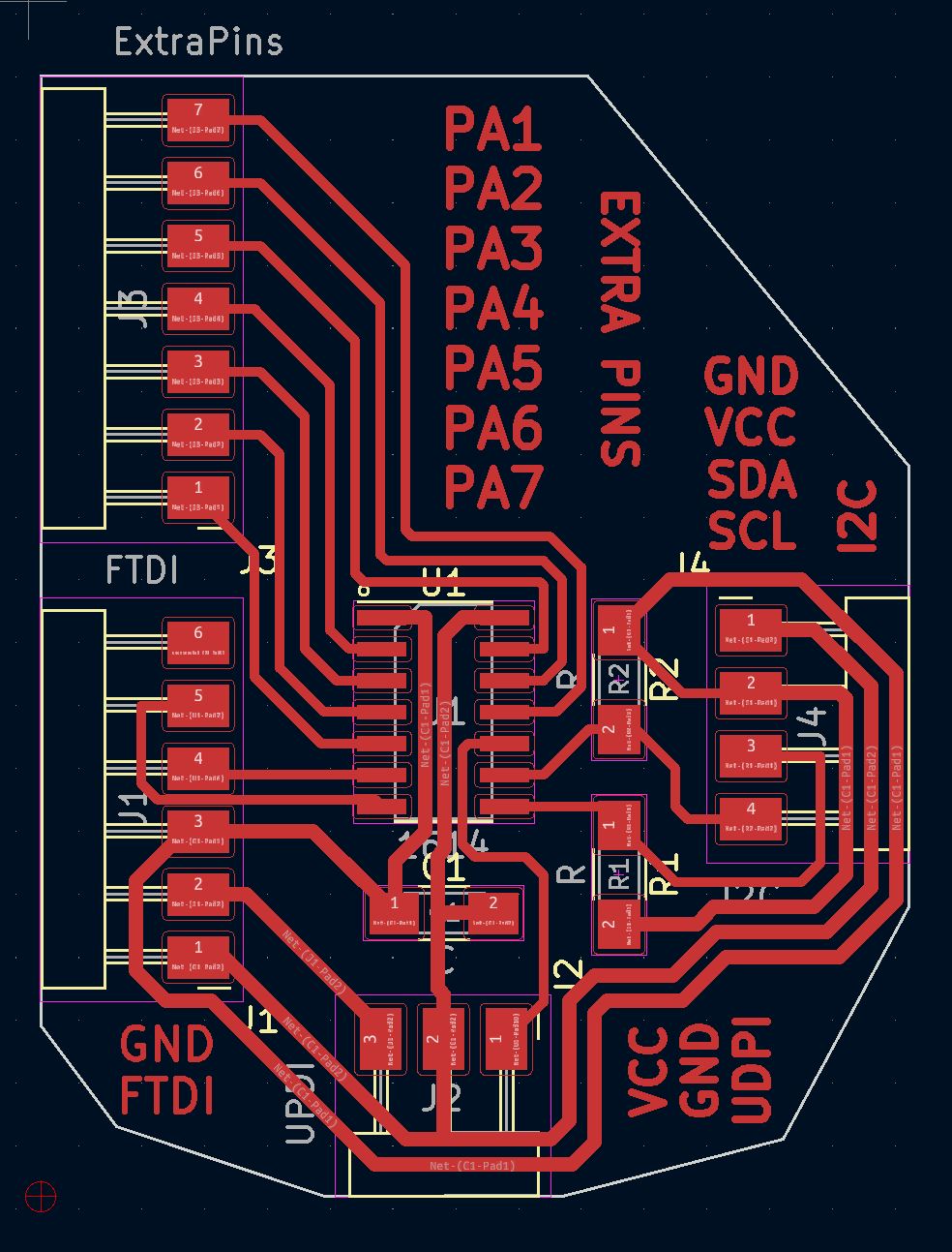 Updated PCB layout