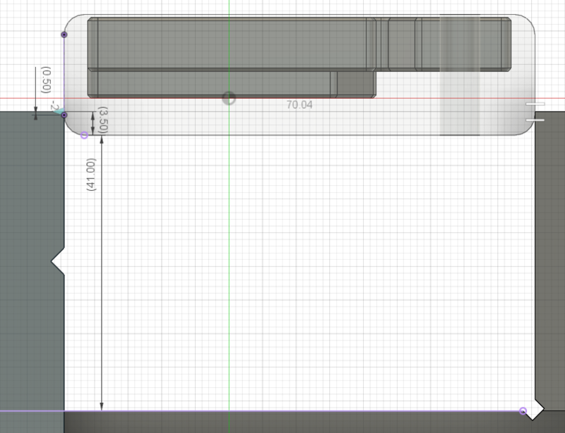 41 mm parallels didn't leave much to grab