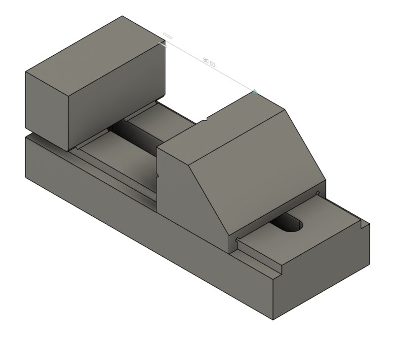 Model of EVB-35 vise