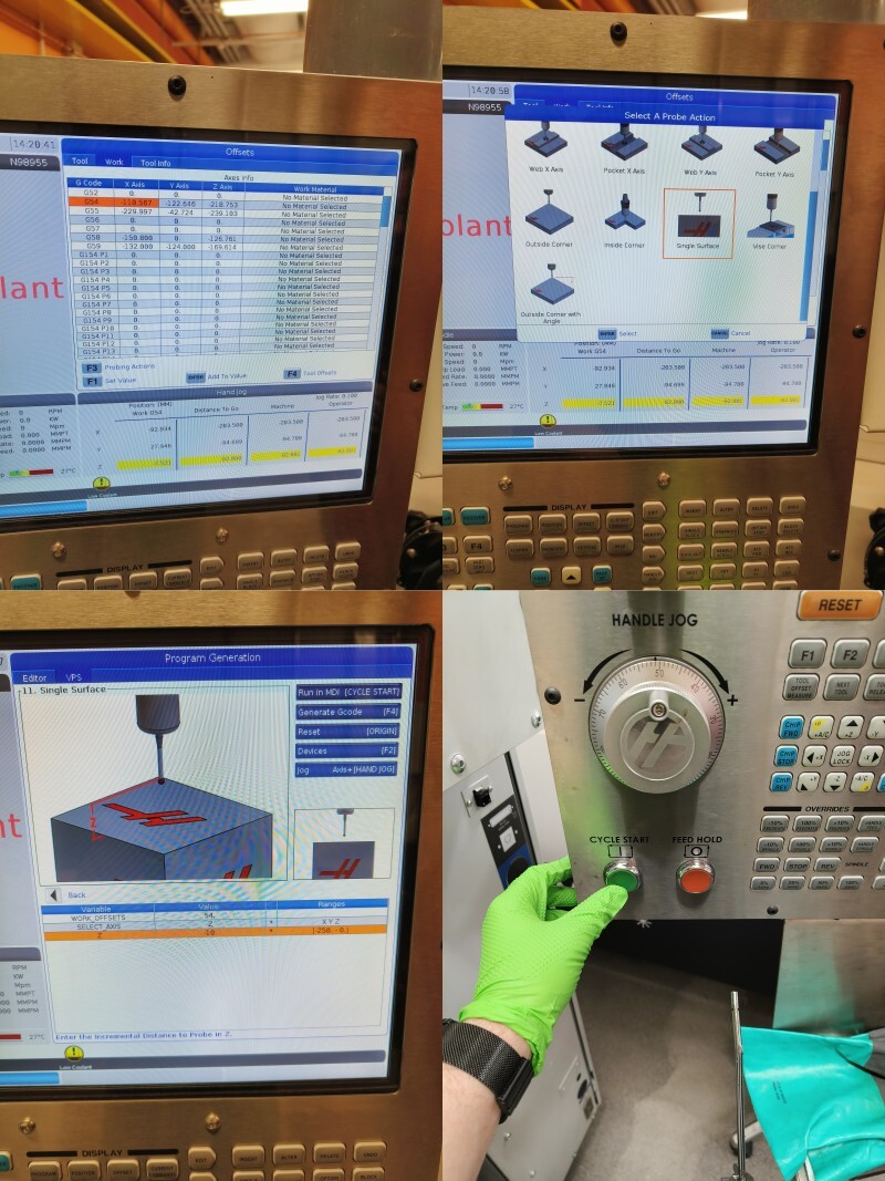 Single surface probing