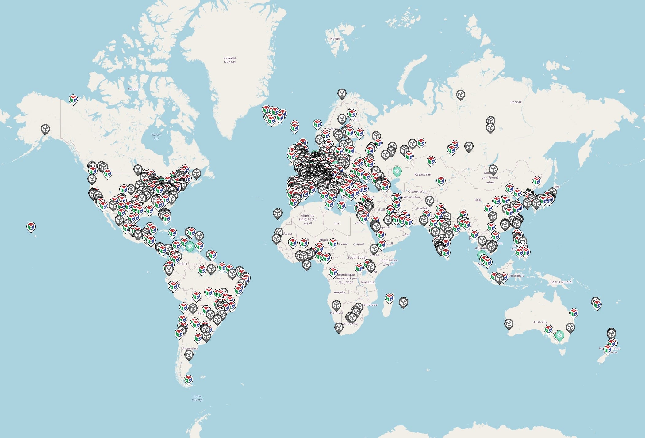 Fablabs around the world