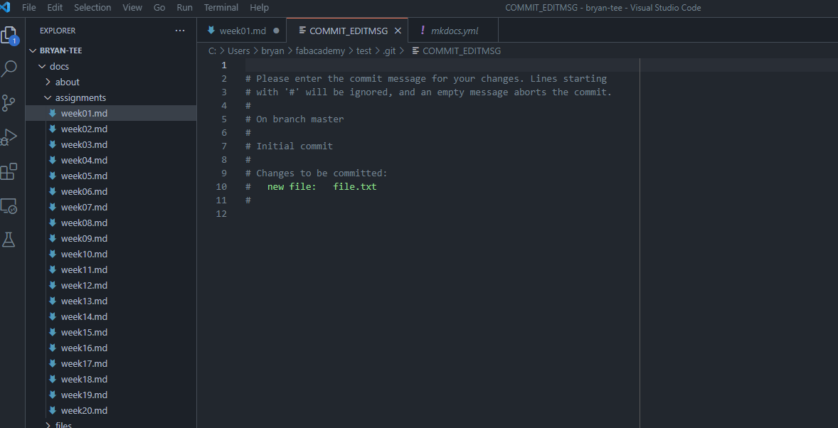 vscode edit commit message
