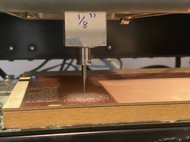 PCB milling traces
