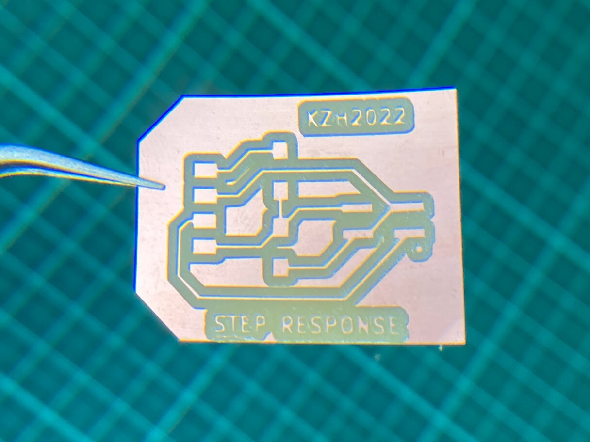 step response milled board