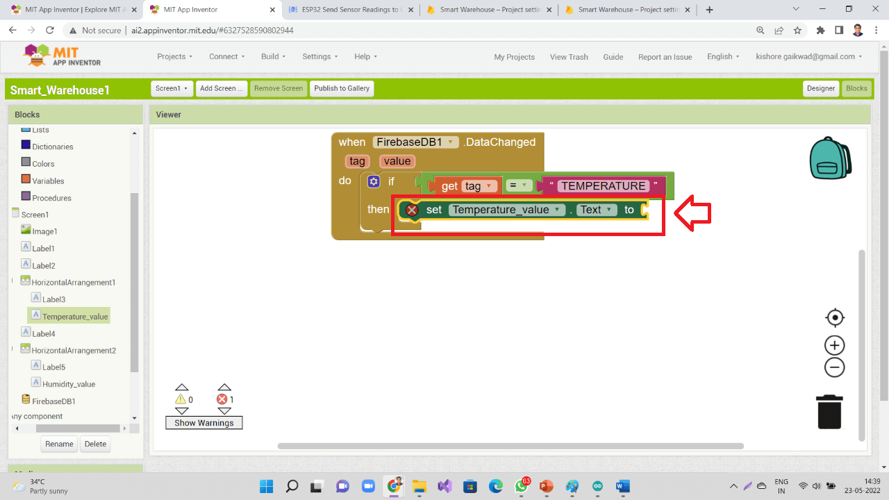 Create Your Own Thermometer App In MIT App Inventor Using