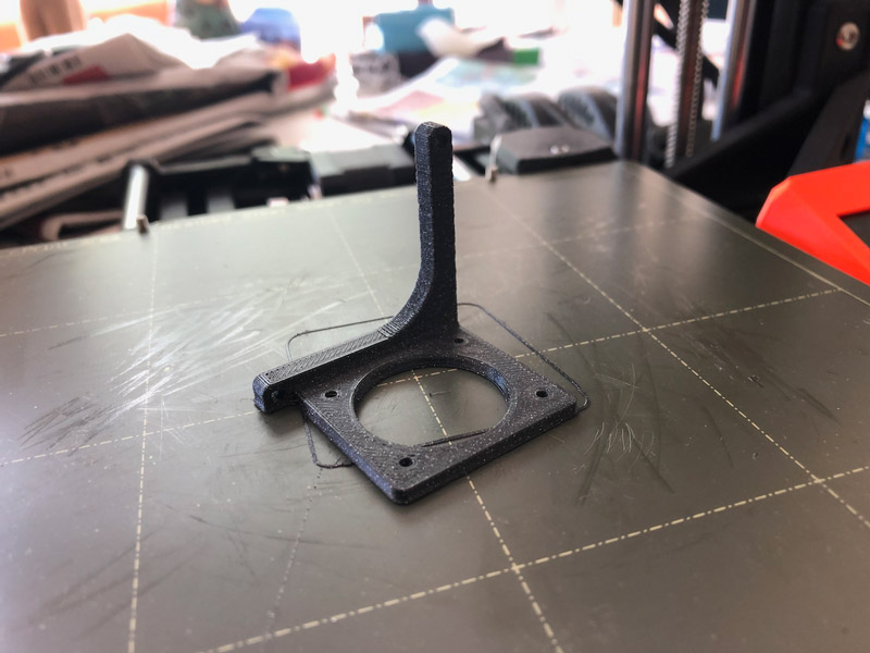 Printed pump bracket