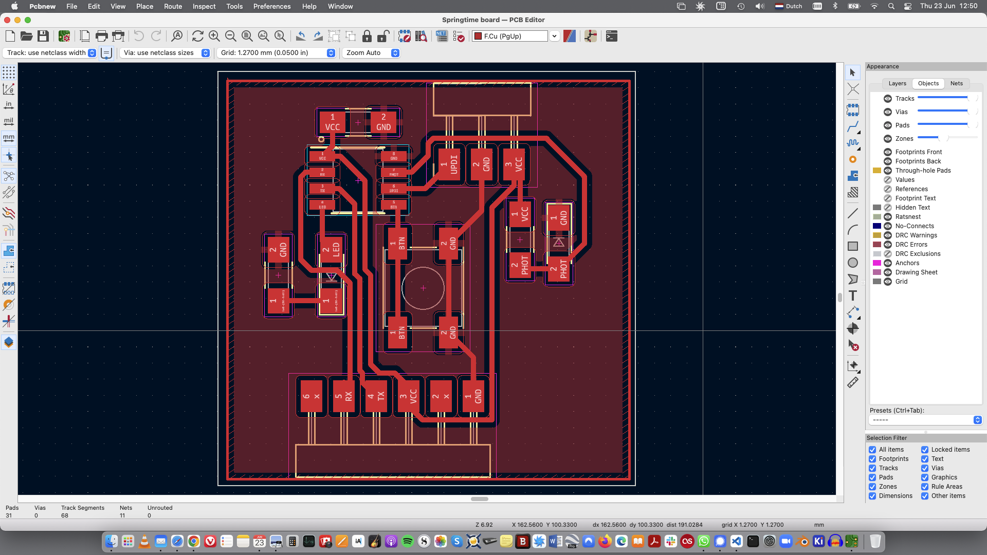 springtime board pcb