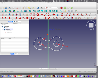 FreeCad Sketch 1