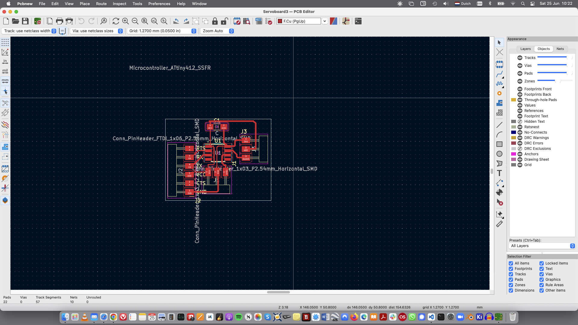 servoboard pcb