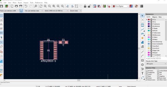 one step of pcb design