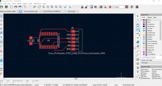 another step of pcb design